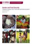 Gender and food security: towards gender-just food and nutrition security